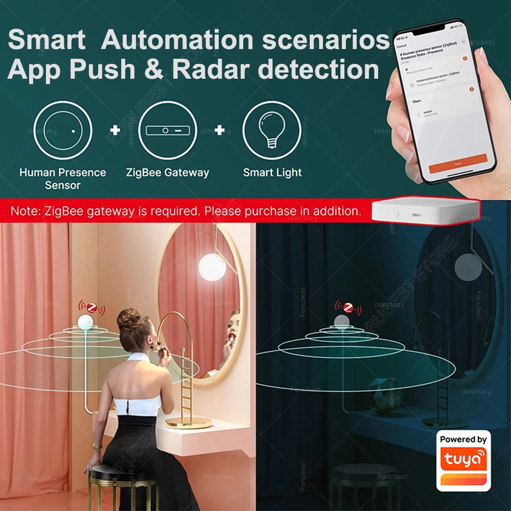 ZigBee Wifi MmWave Human Prese - Smart Home Wifi Hub reseña y precio