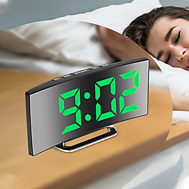 LED Digital Alarm Clock Curved - Smart Home Retrofit reseña y precio