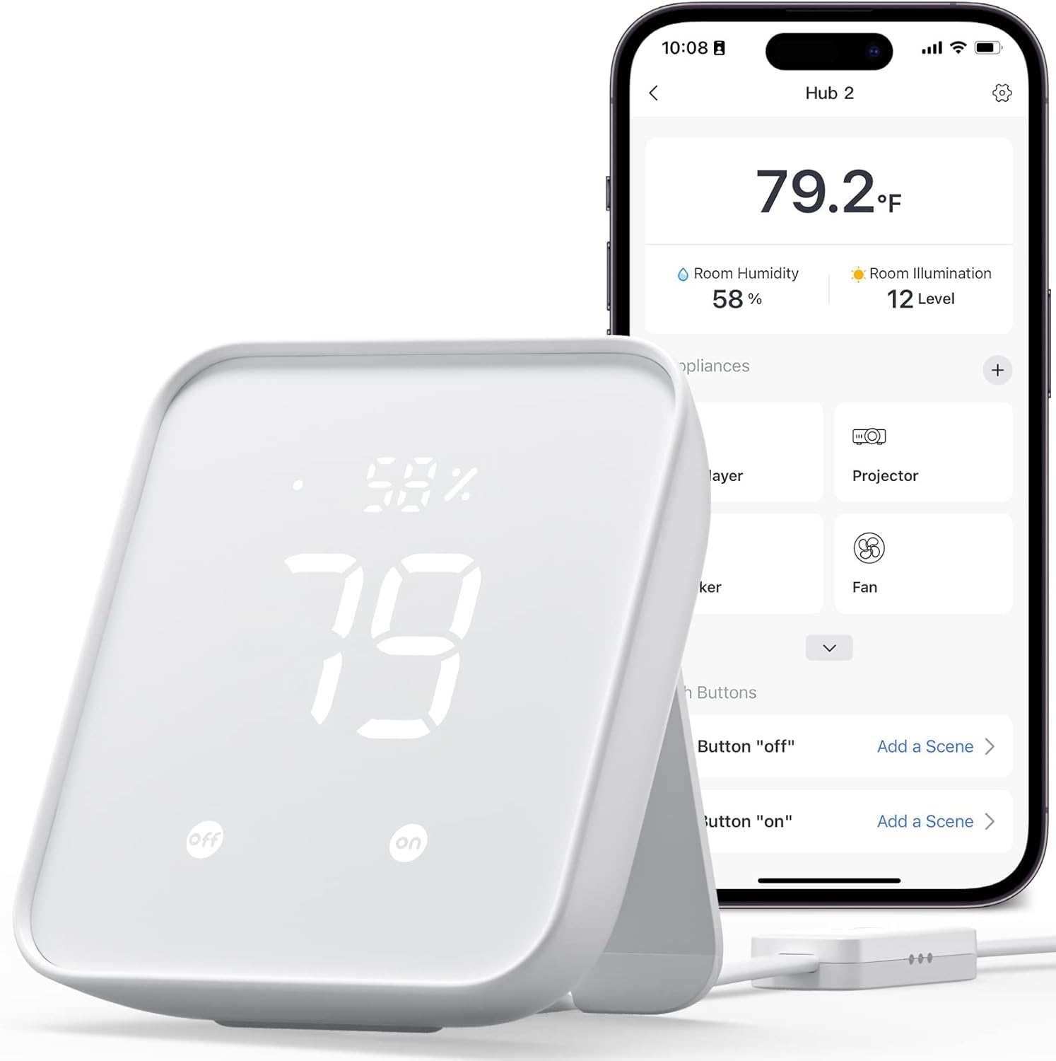 WiFi Thermometer Hygrometer, I - Smart Home Wifi Hub reseña y precio