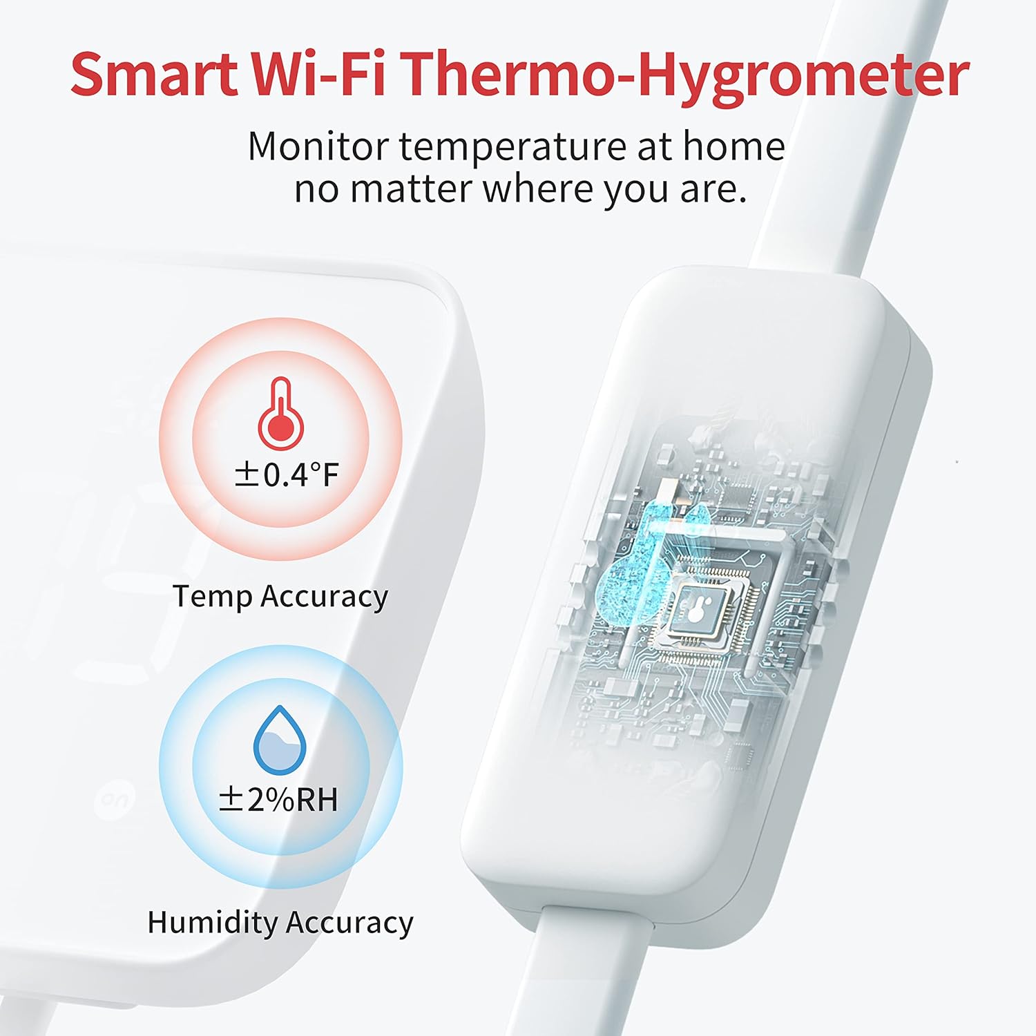 WiFi Thermometer Hygrometer, I - Smart Home Wifi Hub reseña y precio