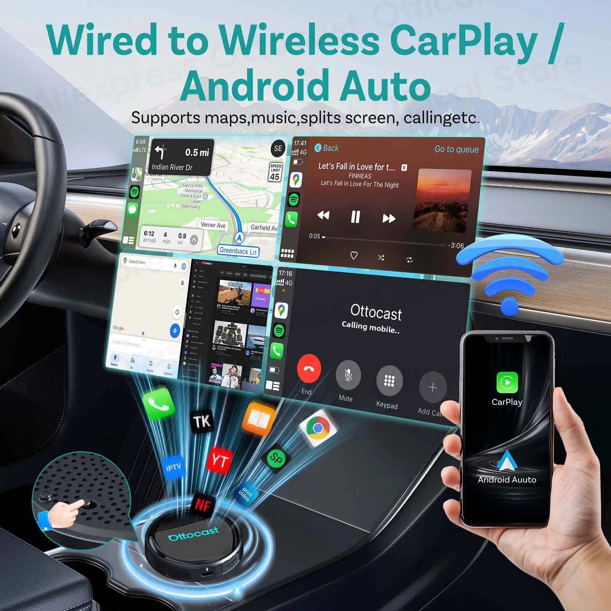 OTTOCAST P3 PRO AI Box Android - Smart Home Tv reseña y precio