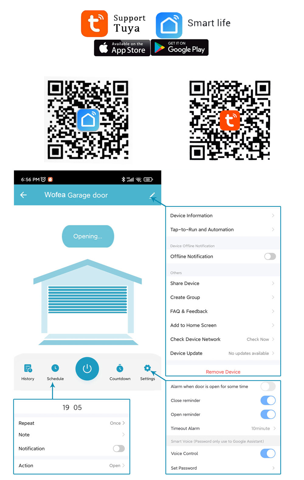 Wofea Tuya Smart WIFI 2.4G Gar - Smart Home Wifi Hub reseña y precio