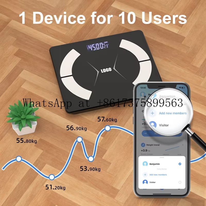 Smart Digital Body Scale with  - Smart Home Wellness reseña y precio