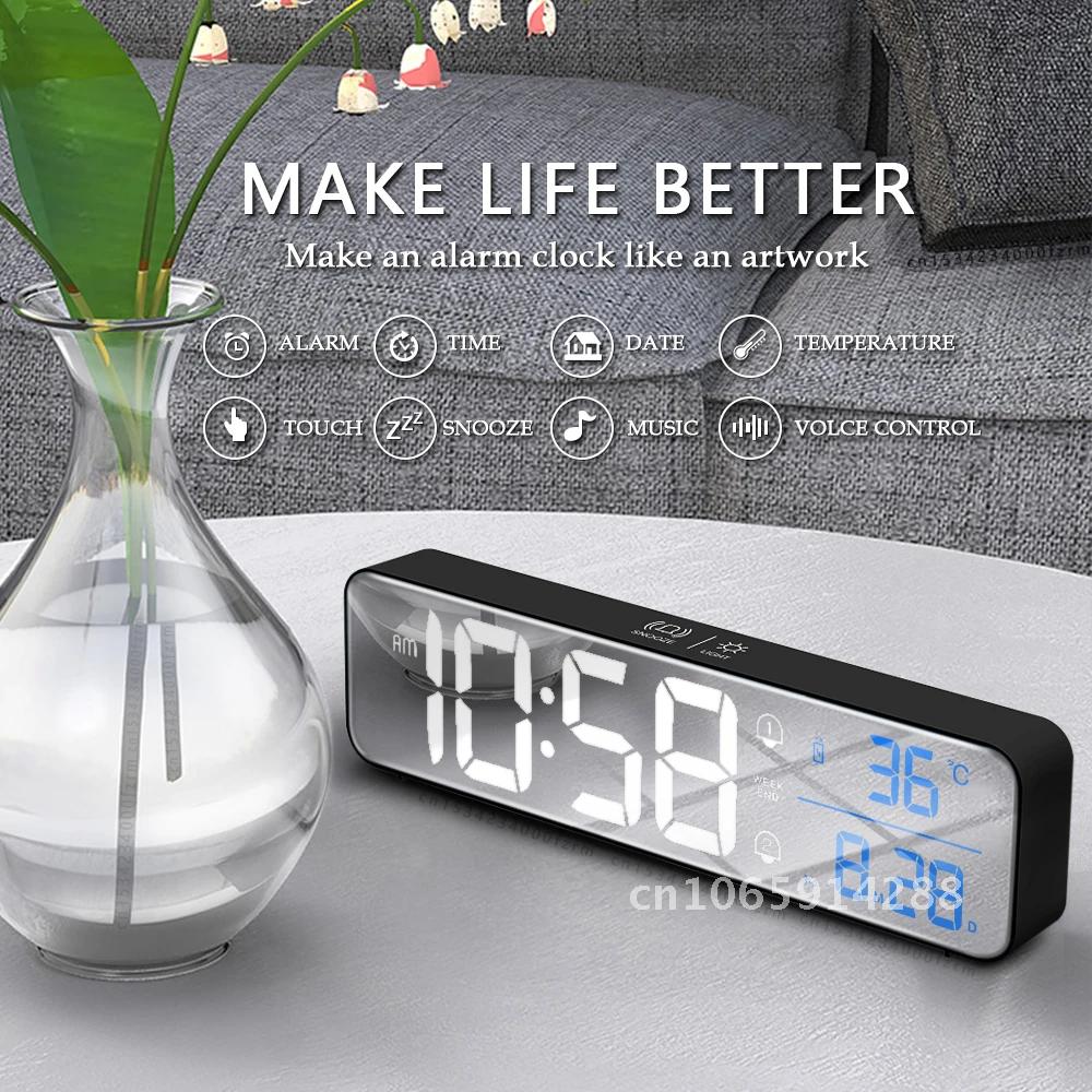 Music Alarm Digital LED Clock  - Smart Home Retrofit reseña y precio