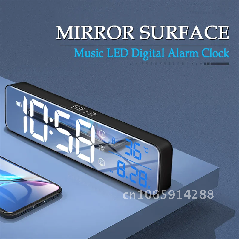 Music Alarm Digital LED Clock  - Smart Home Retrofit reseña y precio
