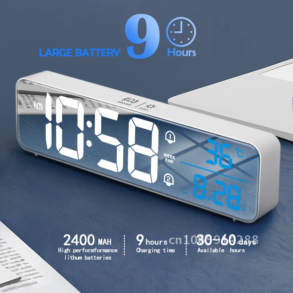 Music Alarm Digital LED Clock  - Smart Home Retrofit reseña y precio