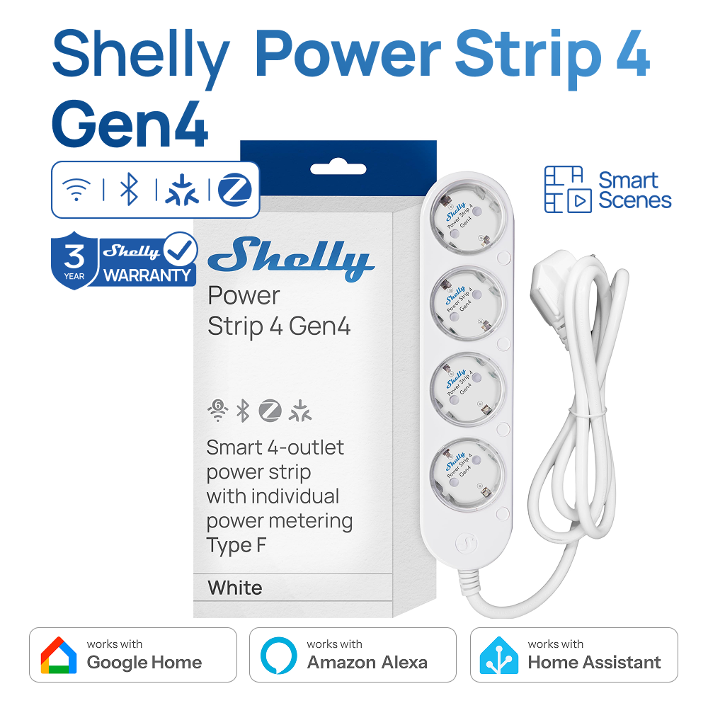 Shelly Power Strip 4 Gen4 Smar - Smart Power Strip reseña y precio